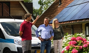 Superopbrengst zonnestroom in februari